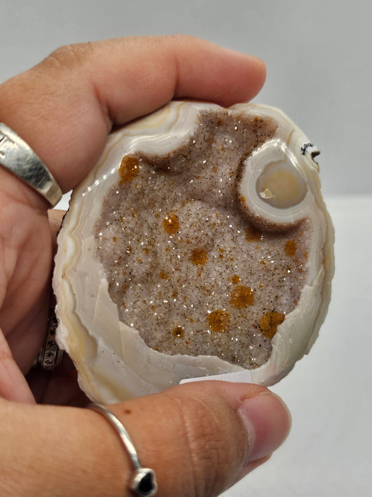 Agate Geode Half