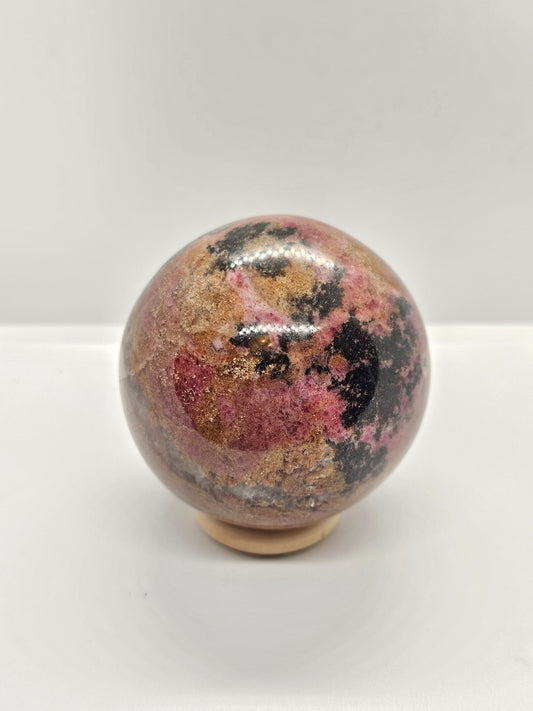 Rhodonite Sphere