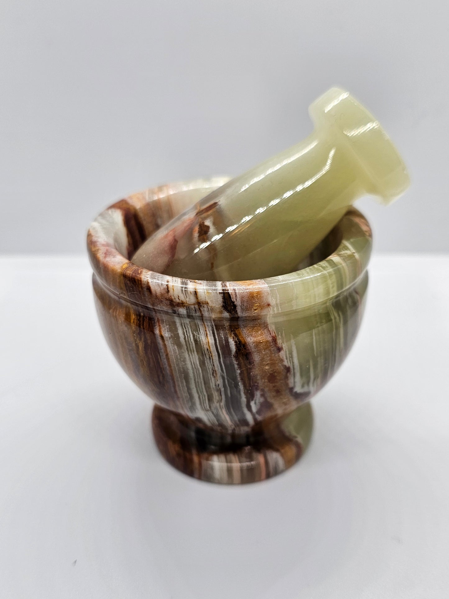 Mortar&Pestle Green Onyx